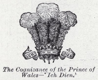 Das Erkennungszeichen des Prinzen von Wales, 