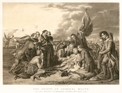 Der Tod von General Wolfe von English School
