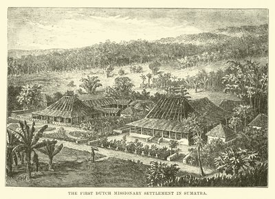 Die erste niederländische Missionssiedlung in Sumatra von English School