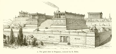 Der große Altar von Pergamon, restauriert von R. Bohn von English School