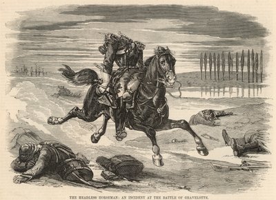 Der kopflose Reiter; Ein Vorfall in der Schlacht von Gravelotte von English School