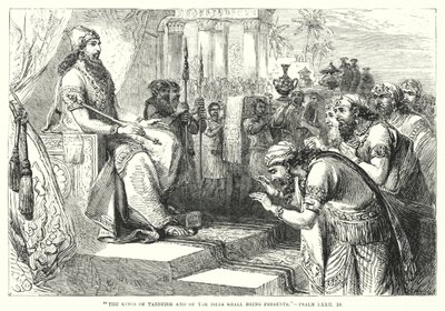 Die Könige von Tarsis und der Inseln werden Geschenke bringen, Psalm LXXII von English School