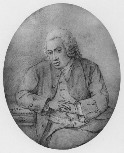 Das letzte Porträt von Dr. Samuel Johnson von English School