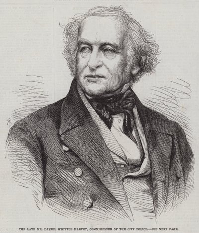 Der verstorbene Mr. Daniel Whittle Harvey, Kommissar der Stadtpolizei von English School