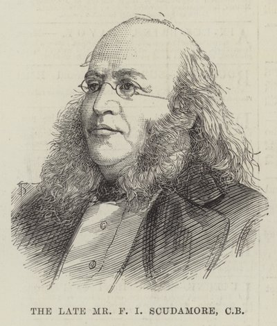 Der verstorbene Herr F. I. Scudamore, CB (Gravur) von English School