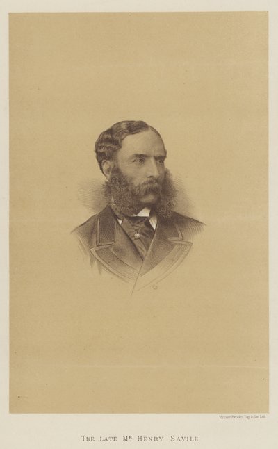 Der verstorbene Mr. Henry Savile von English School
