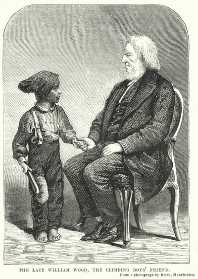 Der verstorbene William Wood, der Freund der Kletterjungen von English School