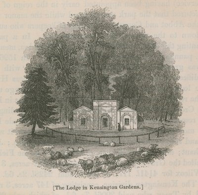 Die Lodge in den Kensington Gardens von English School