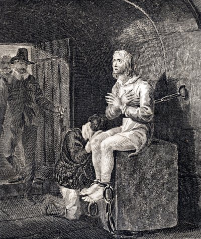 Das Martyrium von Mr. John Philpot, Erzdiakon von Winchester von English School