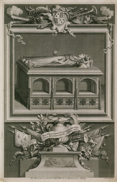 Das Denkmal von Heinrich V von English School
