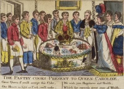 Die Konditoren präsentieren Königin Caroline von English School