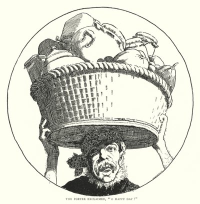 Der Träger rief: "O glücklicher Tag!" von English School