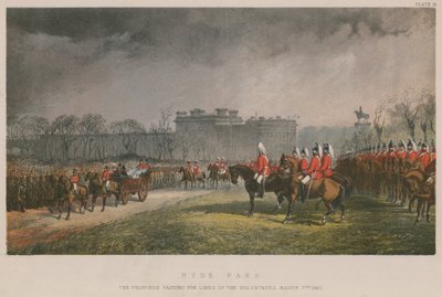 Die Prinzessin passiert die Reihen der Freiwilligen, 7. März 1863 von English School