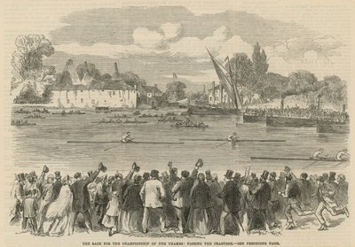 Das Rennen um die Meisterschaft der Themse von English School