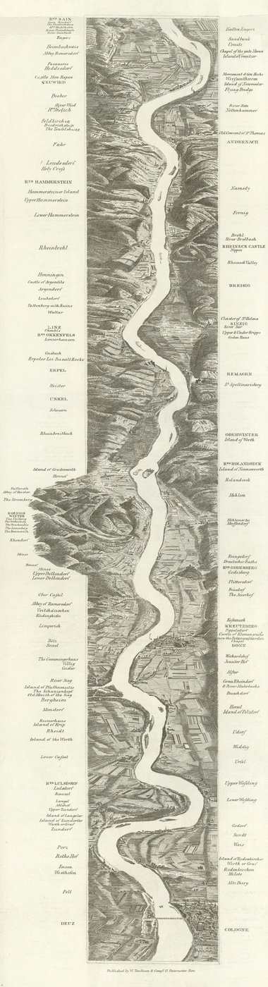 Der Fluss Rhein von English School