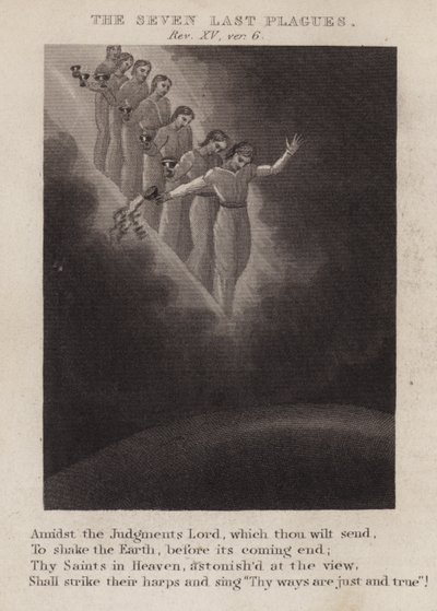 Die sieben letzten Plagen, Offenbarung XV, Vers 6 von English School