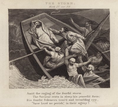 Der Sturm, Markus IV, Vers 38 von English School