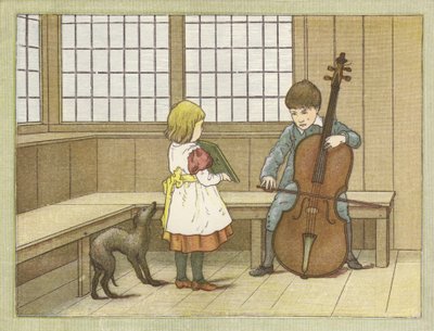 Der junge Musiker von English School