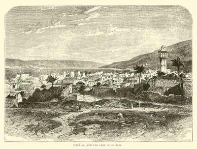 Tiberias und der See Genezareth von English School