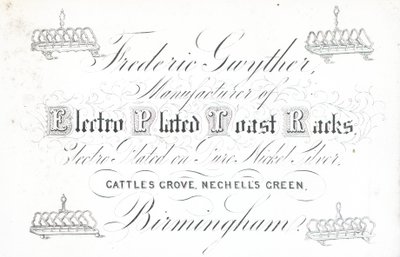 Handelskarte, Frederic Gwyther von English School