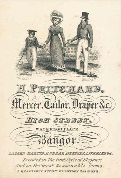 Handelskarte, H Pritchard von English School