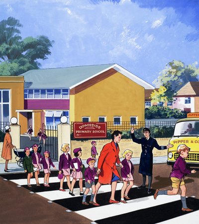 Verkehrsaufseher von English School