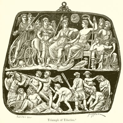 Triumph des Tiberius von English School