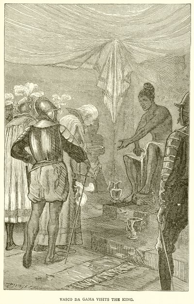 Vasco da Gama besucht den König von English School