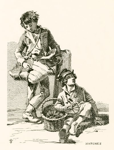 Verkäufer von Streichhölzern von English School