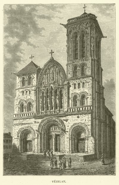 Vézelay (Gravur) von English School