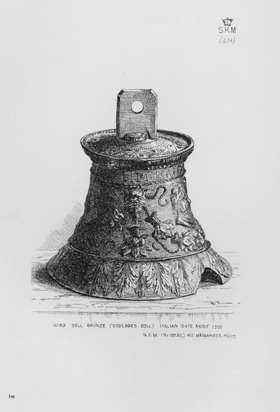 Victoria und Albert Museum: Handglocke, Bronze, Soulages Sammlung, Italienisch, um 1500 von English School