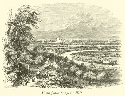 Blick vom Coopers Hill von English School