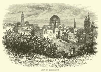 Ansicht in Jerusalem von English School