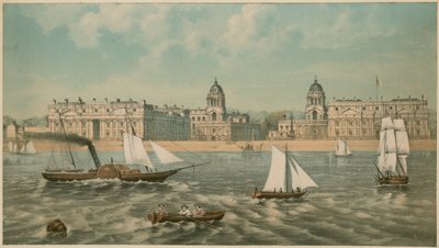 Ansicht des Greenwich Hospital, London von English School