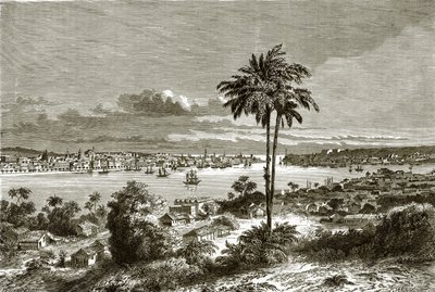 Ansicht von Havanna, der Hauptstadt Kubas von English School