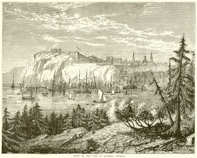 Ansicht der Stadt Quebec, Kanada von English School