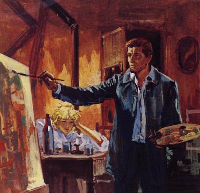 Vincent Van Gogh zog nach Den Haag, wo er zu malen begann von English School