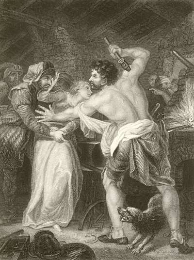 Wat Tyler tötet den Steuereintreiber von English School