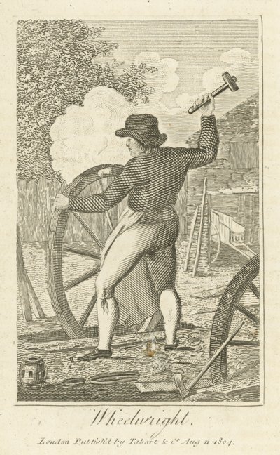 Der Radmacher (Gravur) von English School