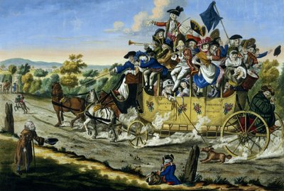 Pfingstferien, veröffentlicht von Carington Bowles, 1783 von English School