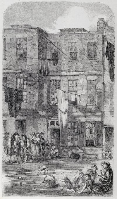 Wild Court, abseits der Great Wild Street, Drury Lane von English School