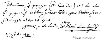 William Lambarde von English School