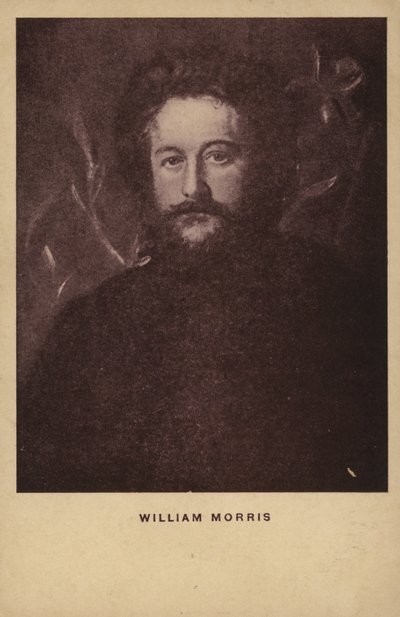 William Morris (1834-1896), englischer Textildesigner, Künstler und Schriftsteller von English School
