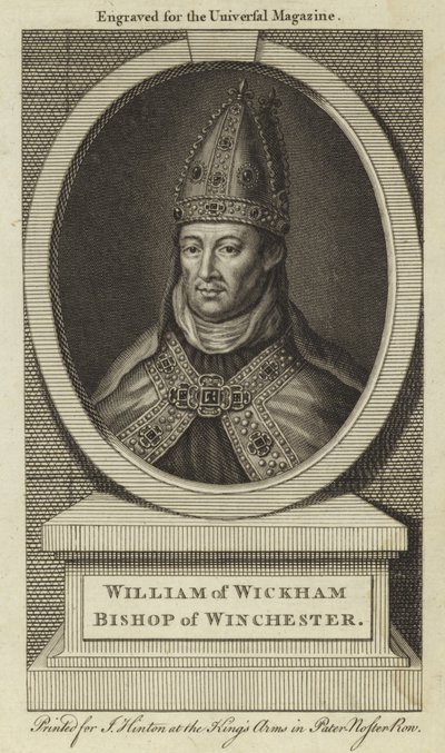 William von Wickham, Bischof von Winchester von English School