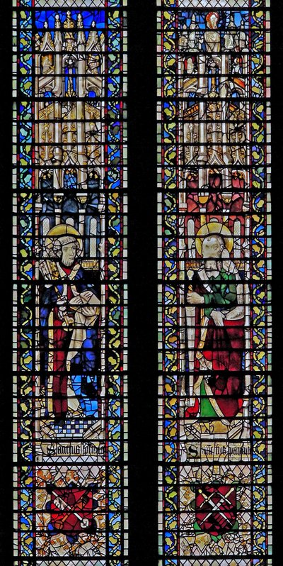 Fenster w71 mit St. Peter und St. Paul von English School