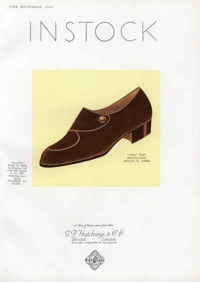 Damenschuhwerbung, 1930er Jahre von English School