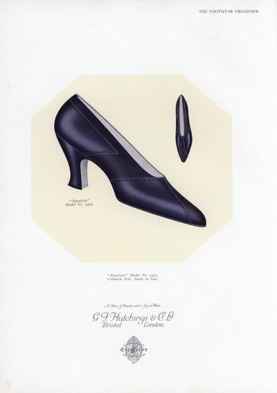 Damenschuhwerbung, 1930er Jahre von English School