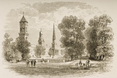 Yale College, New Haven, um 1870, aus 
