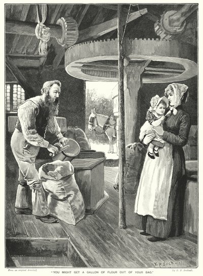 Du könntest einen Gallon Mehl aus deinem Sack bekommen von English School