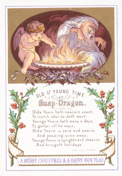 Jung und Alt, Weihnachtskarte von English School